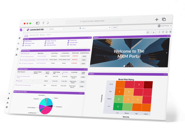 Connected Risk® GRC Platform Optimised for governance, risk and